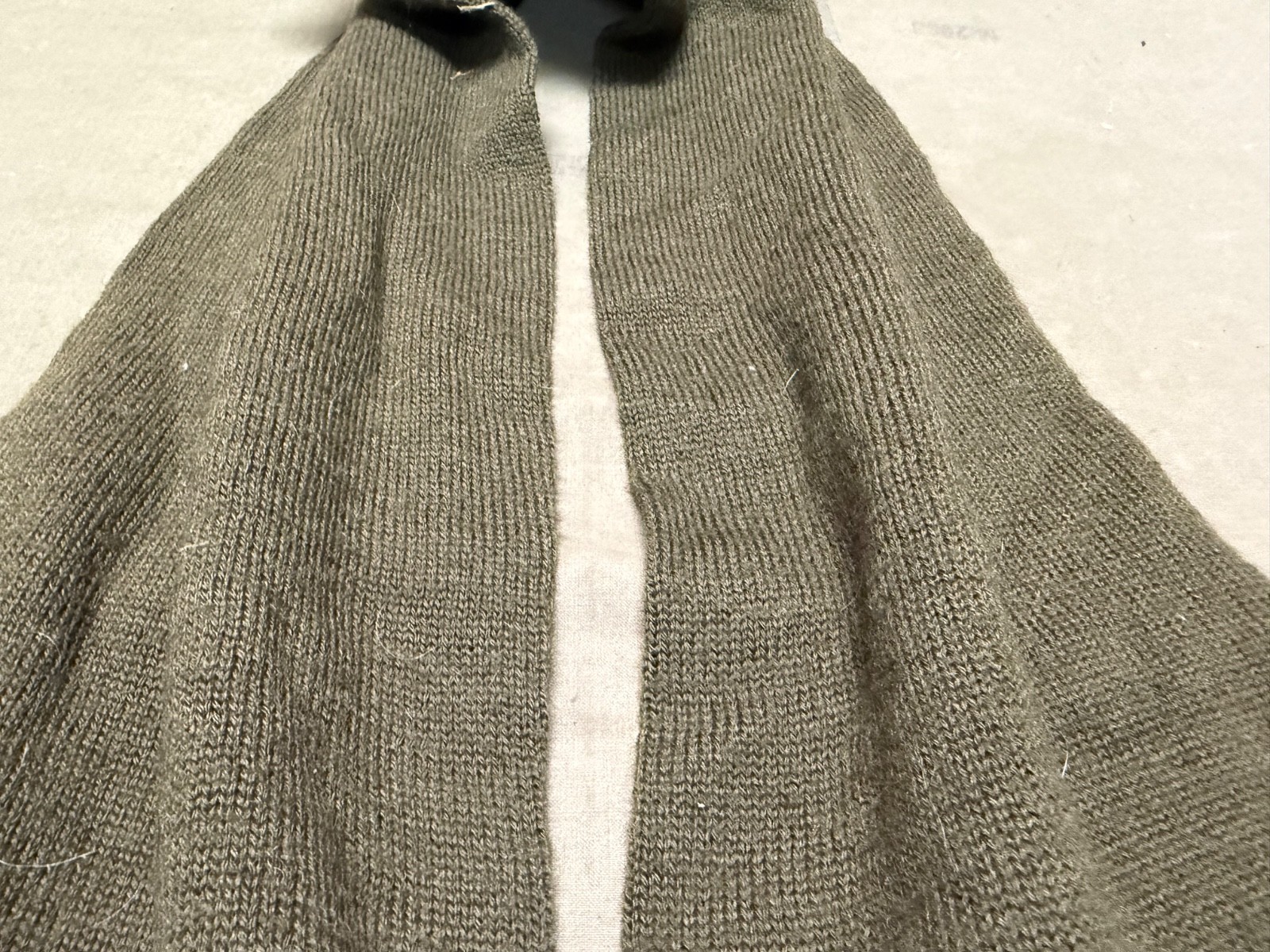 ORIGINAL WWII US ARMY INFANTRY & AIRBORNE WINTER WOOL SCARF