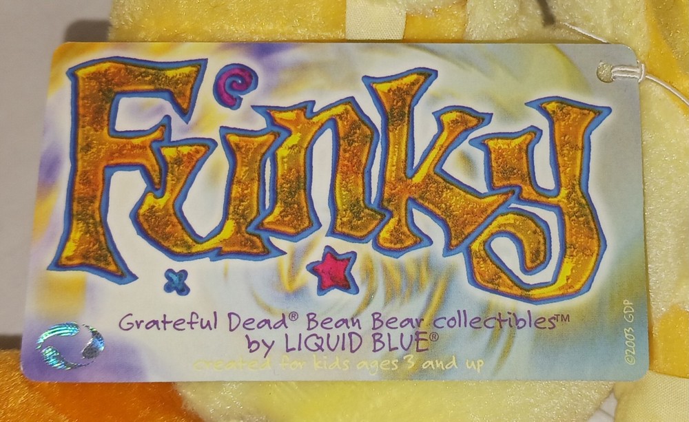 Grateful Dead Bean Bear FUNKY Chicken 2003 Edition 10