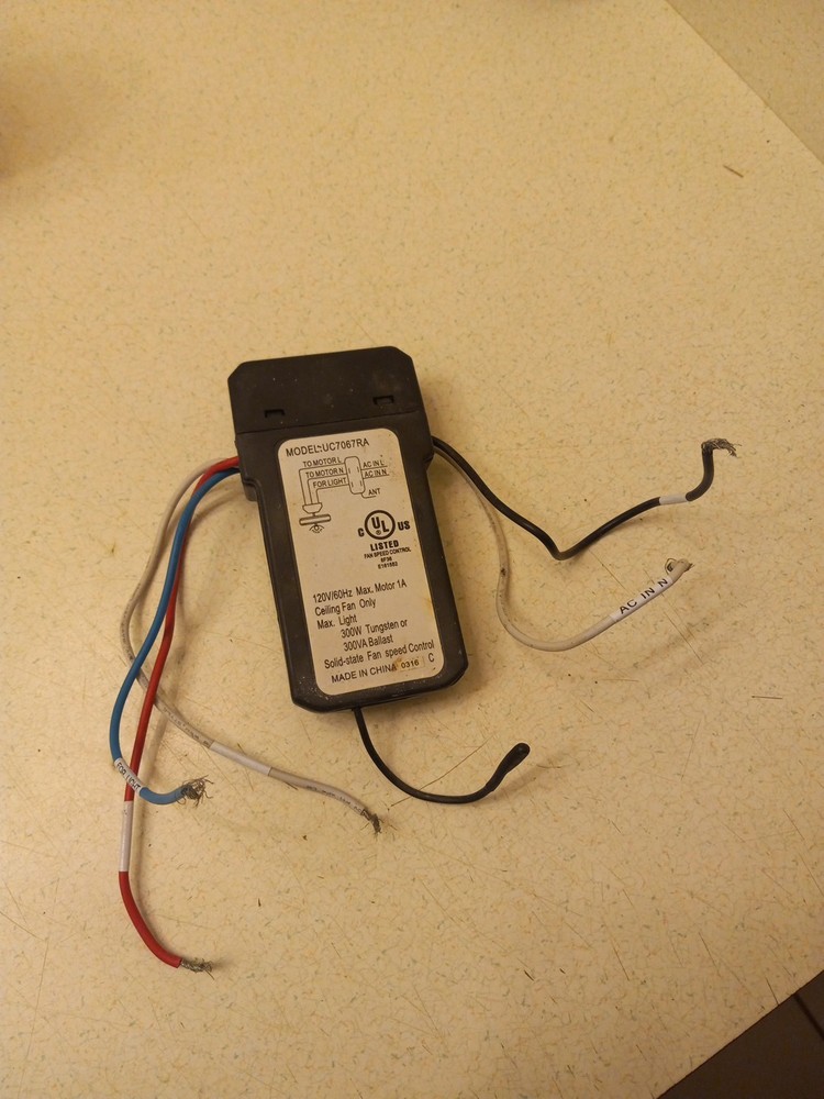 UC7067RA Ceiling Fan Reciever Controller