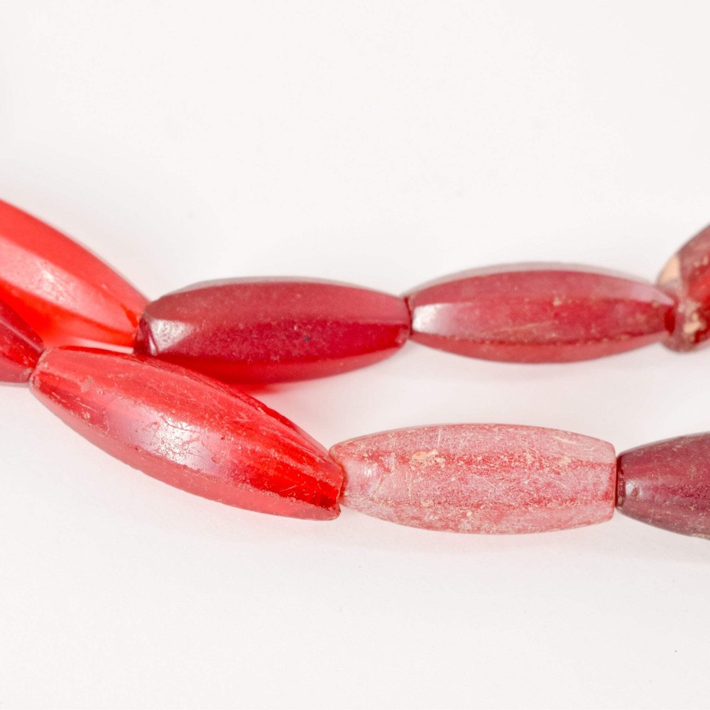 Bohemian Red Trade Beads