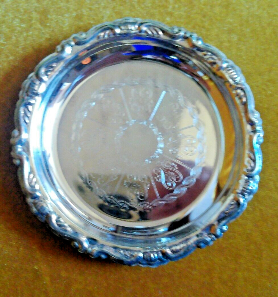 Spanish Silverplate Coasters