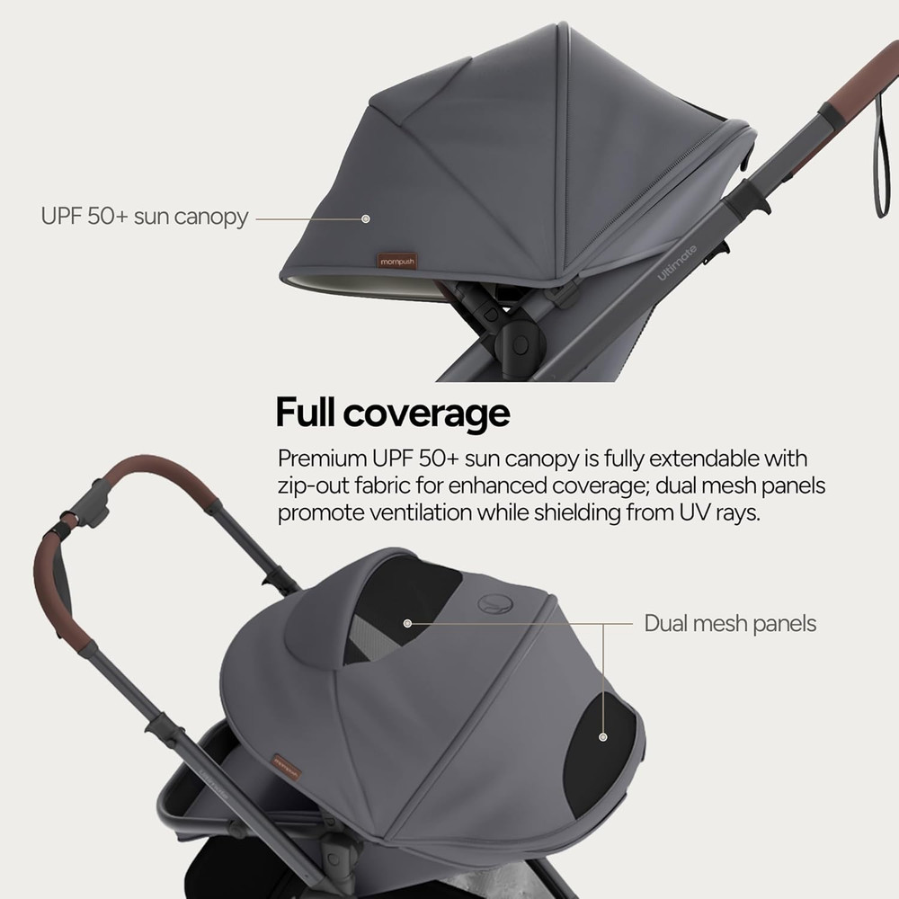 All-Terrain 3-in-1 Stroller with Reversible Seat & One-Second Fold