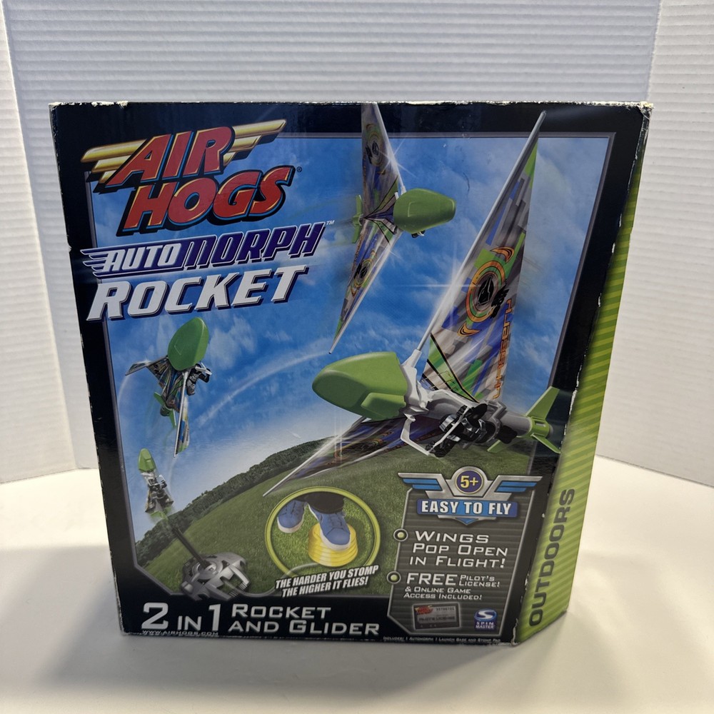 Air Hogs Automorph Rocket 2 In 1 Rocket And Glider  2007 Spin Master