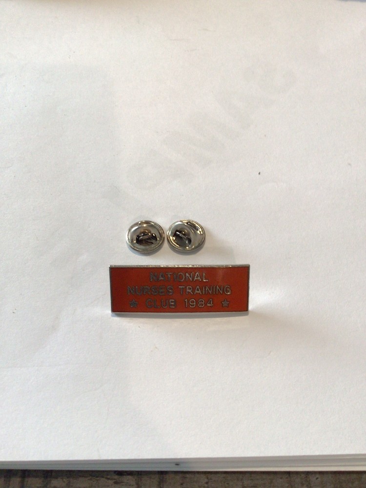 National Nurses Training Club 1984 Pin Back