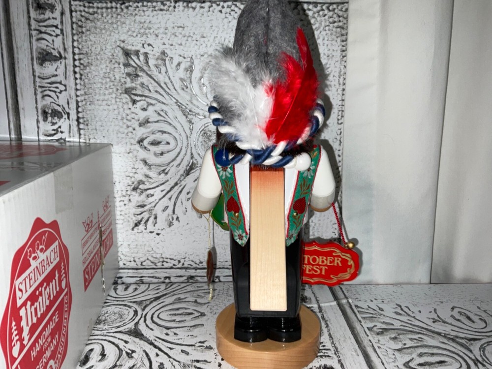 Steinbach Chubby Octoberfest Fan Beer Drinker German Nutcracker - S1353