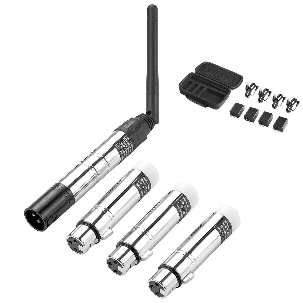 DMX Wireless Receiver Transmitter Controller for LED Stage Light 4 PCs