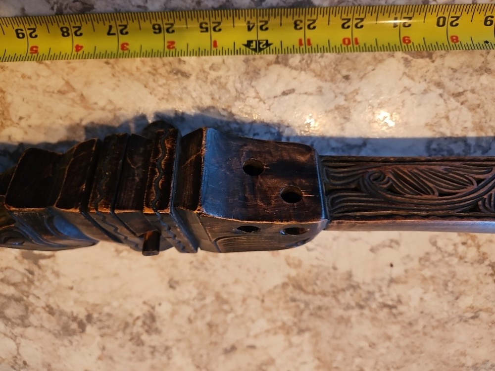 Hasapi Lute wood 2 string musical instrument