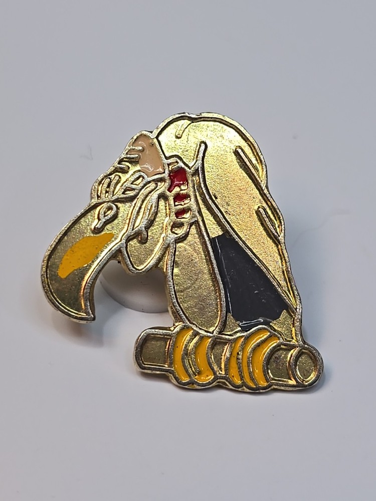 Cartoon Vulture Bird Lapel Pin
