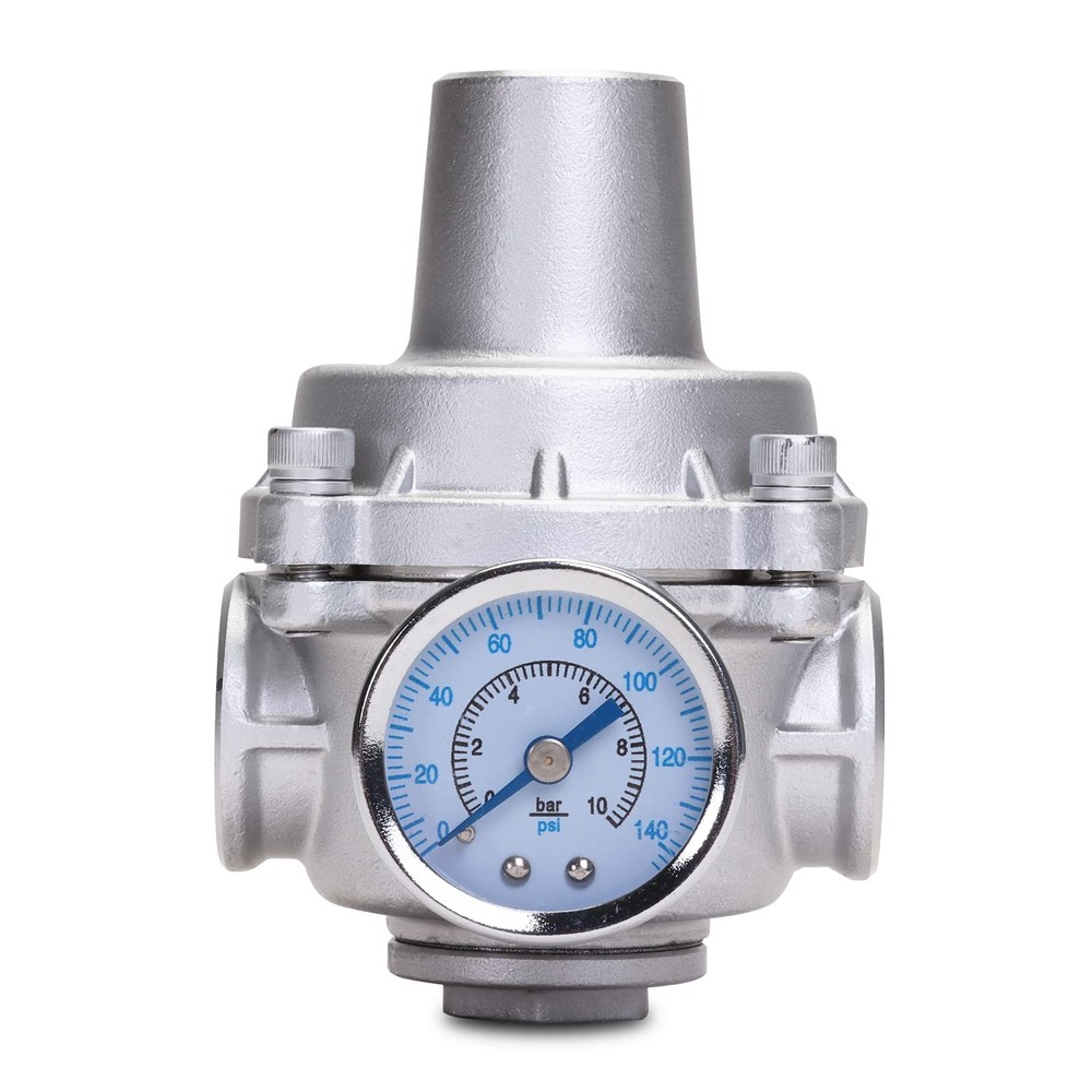 DERPIPE Pressure Regulator Water Valve - 1/2" NPT Female Stainless