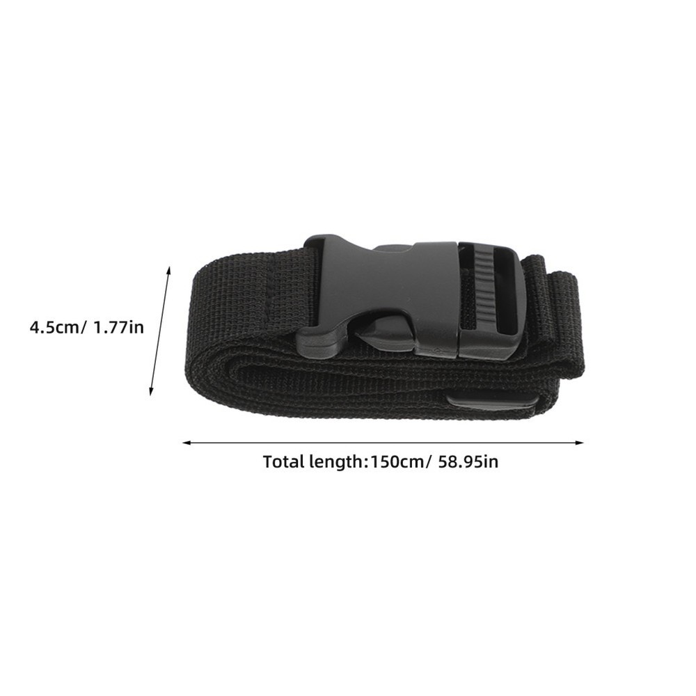 Fast Release Buckle Utility Strap Adjustable Backpack Attachment to Luggage