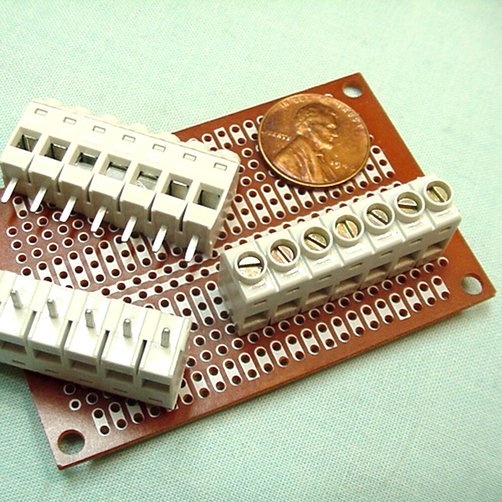 (10) 7-Position Terminal Blocks - BREAKABLE, PCB Mount