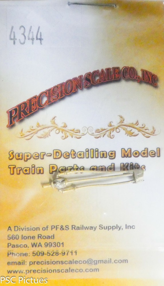 Precision Scale O #4344 Valve, Westinghouse Emergency Dump (Brass Casting)