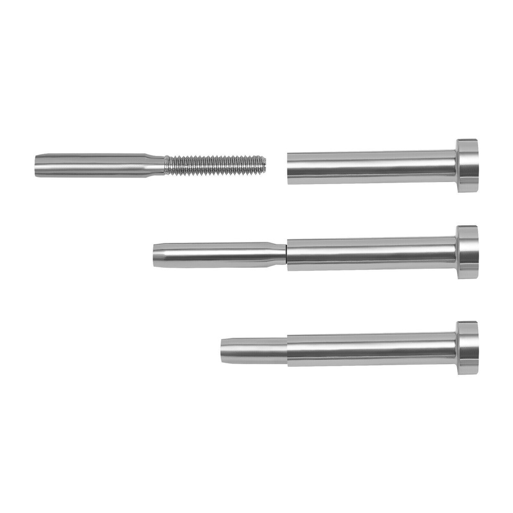 20 PCS Cable Railing Hardware Invisible Receiver Swage Stud End Fitting Kits New