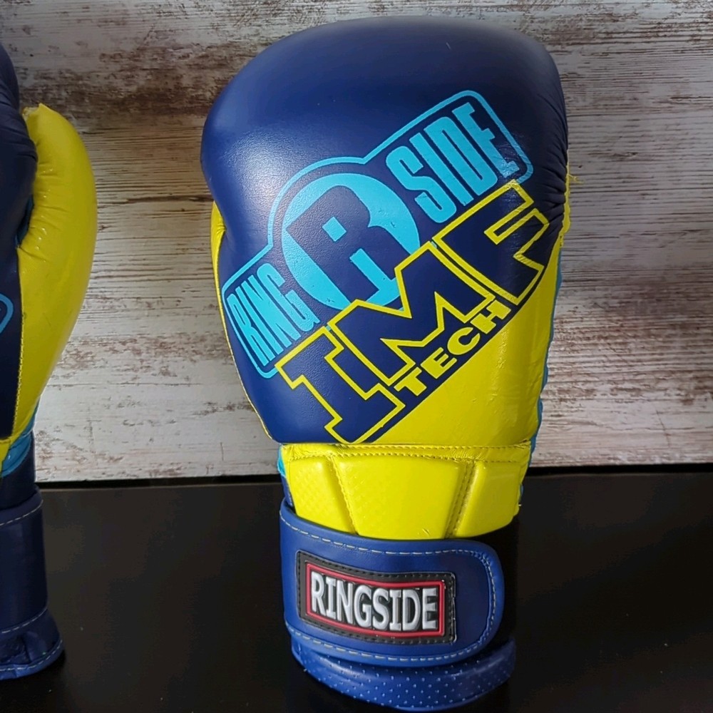 Ringside Boxing Pro Style IMF Tech Hook & Loop Training Gloves 10 Oz USED