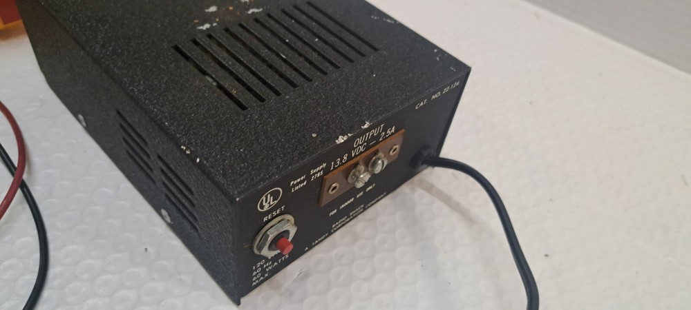 Micronta Regulated 12 volt Power Supply No. 22-124 WITH MANUAL