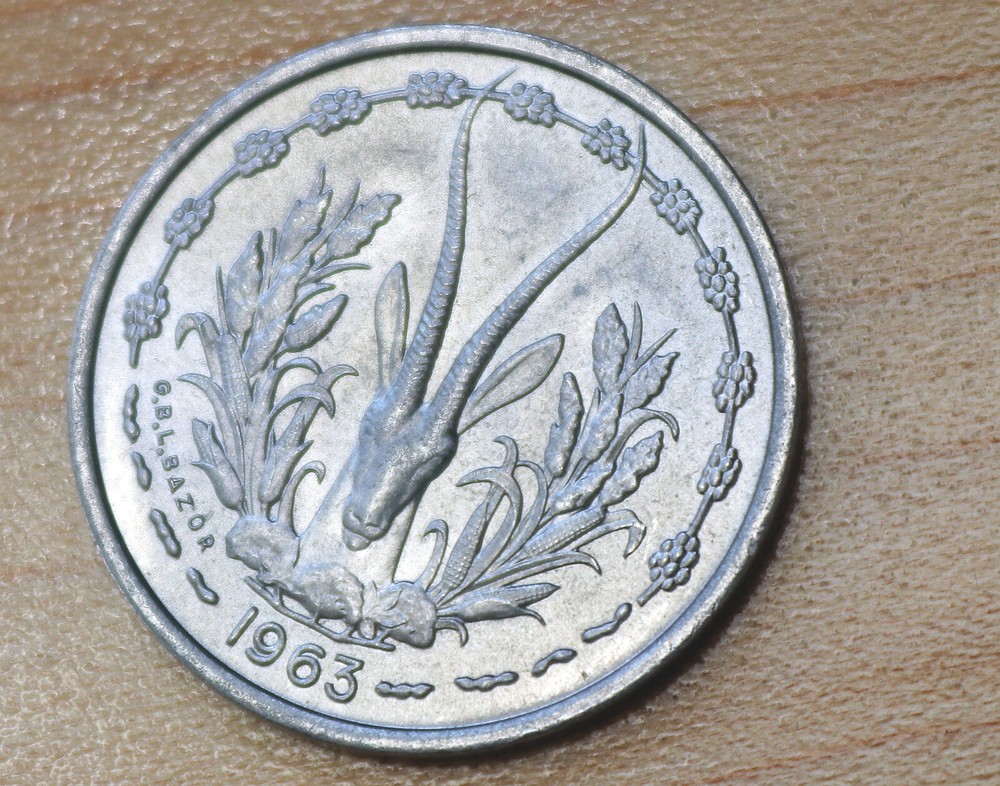 1963 West African States 1 Franc