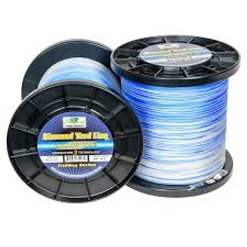 3000 Yard Spools - Diamond Blue/Grey Line - Trolling Series - Hollow Core 16x