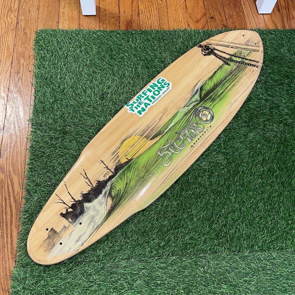 Sector 9 Macaronis Bamboo Collection Longboard World Class Surf Breaks