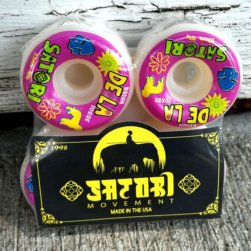 Satori Skateboard Wheels 53mm De La V2 Conical 101A