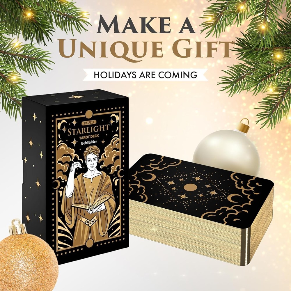 Wyspell Tarot Cards: Starlight Deck with Guide Book - Unique Tarot...