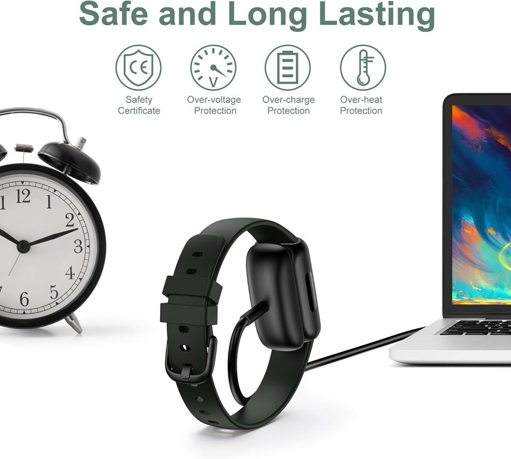 Fast Wall Charger Cable Replacement for Fitbit Inspire 2/Ace 3 Watch