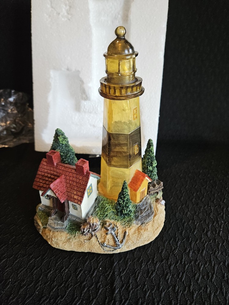 Vintage Seaside Lighthouse Nightlight Tested Works