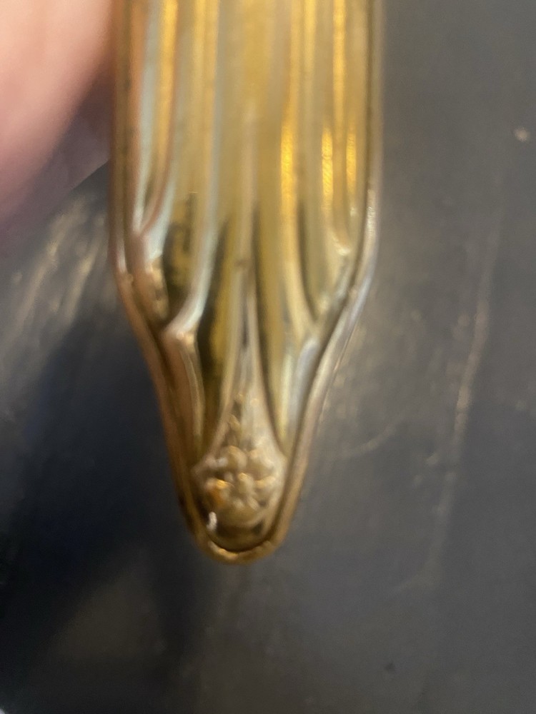 vintage hand-held vanity mirror