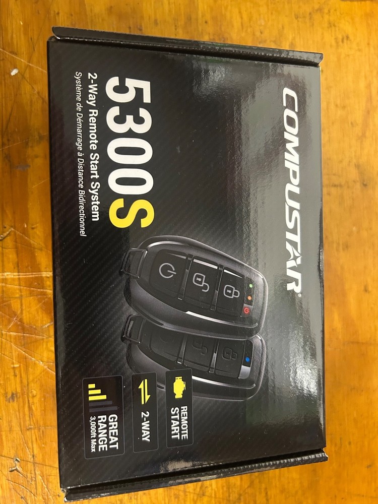 Compustar CS5300-S All-in-One 2-Way Remote Start Bundle 3000′ Max Range