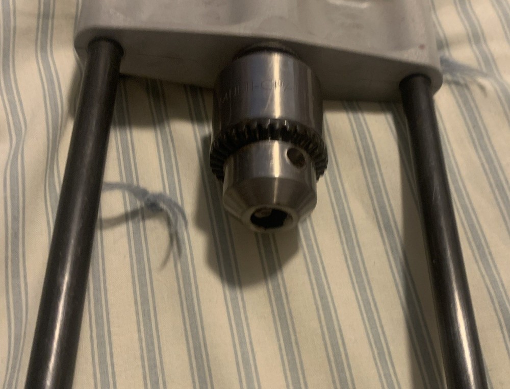 drill press guide/adapter/bits/ratchet