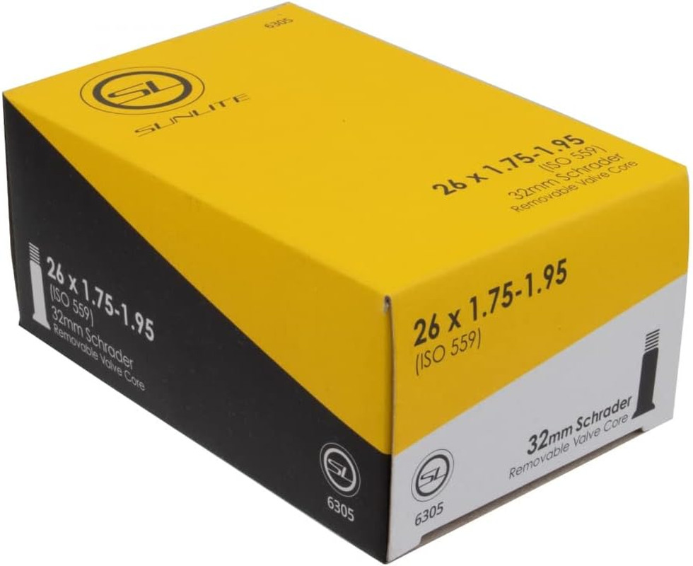 Standad Schrader Valve Tubes, Multiple Sizes