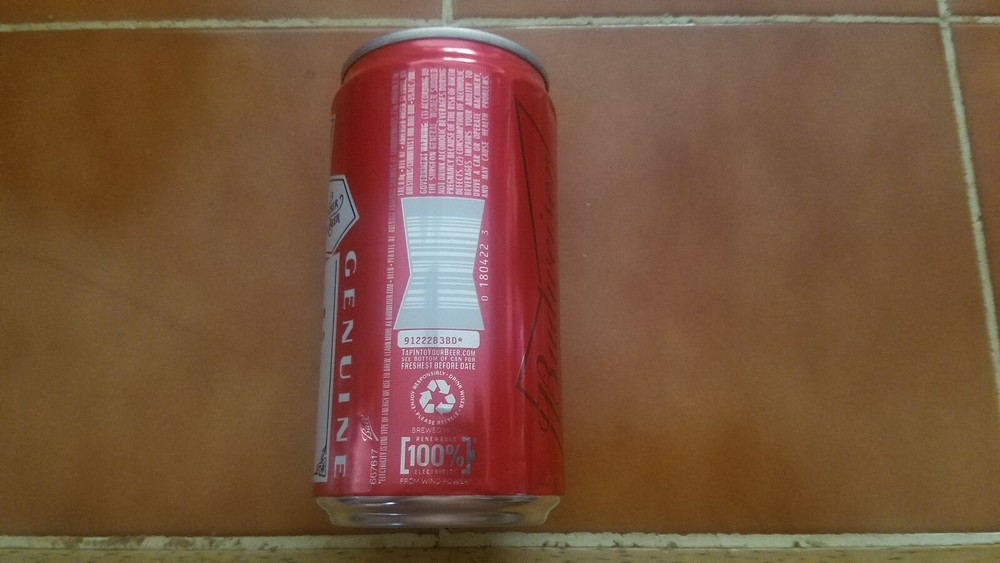 Obsolete Budweiser mini 8 oz beer can