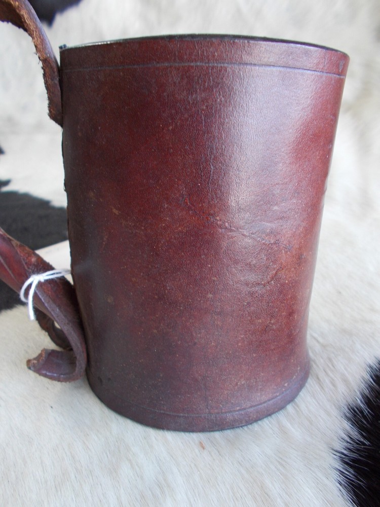 Leather Mug HAND MADE in U.S.A.