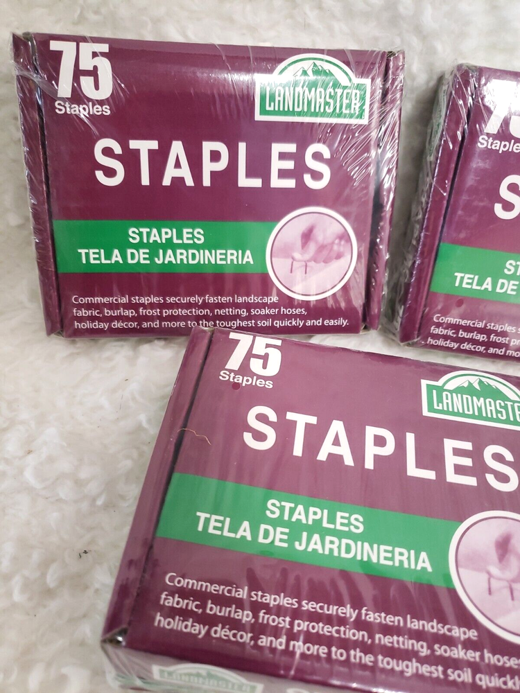 LANDMASTER Commerical 75-Staple Box Lot/5 SEALED!