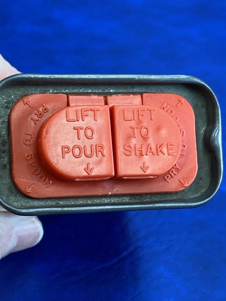 Vtg Forbes Allspice Empty Tin Container 1 1/8 Oz Size Farmhouse Rustic Decor
