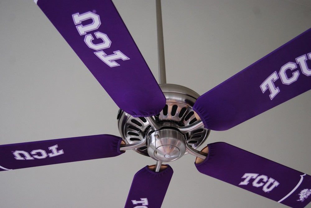Texas Christian University Ceiling Fan Blade Covers