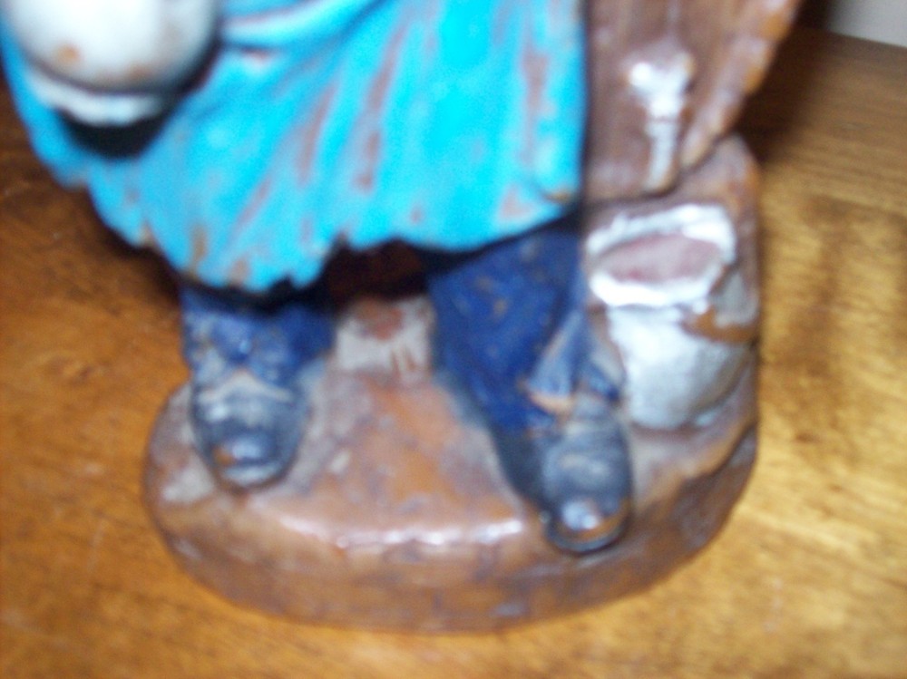Vintage Bartender Keg Pourer Bar SOLID CARVED Candle