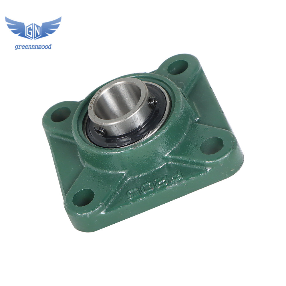 10 Pack UCF205-16 Pillow Block Flange Bearing 1" Bore 4 Bolt Solid Base US