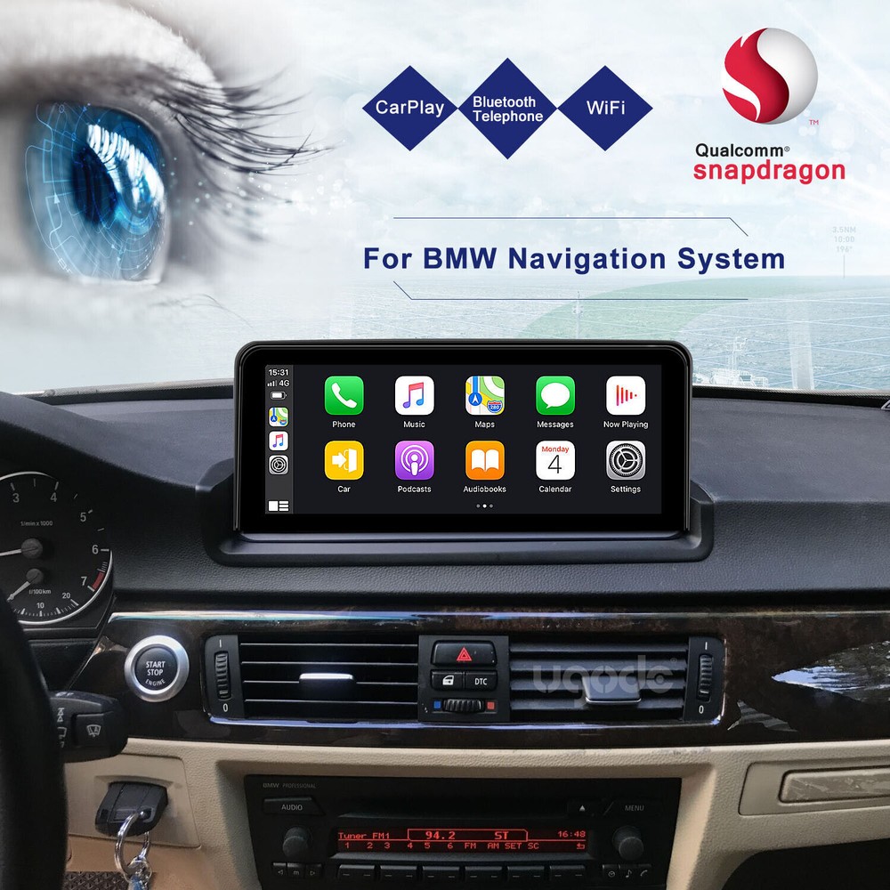 10.25inch BMW E90 E91 E92 E93 Android Screen Upgrade Replacement CarPlay GPS