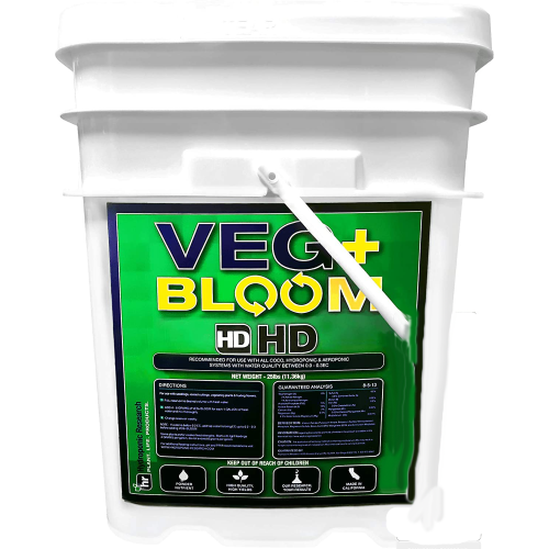 Hydroponic Research VEG + BLOOM HD 25 LB Base Nutrient Powder