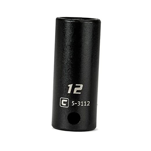 3/8 in. Drive Semi-Deep Impact Socket 12 mm