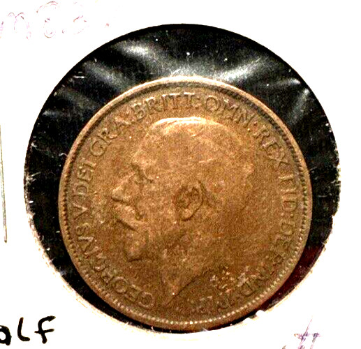 Great Britain 1925 half penny KM 837