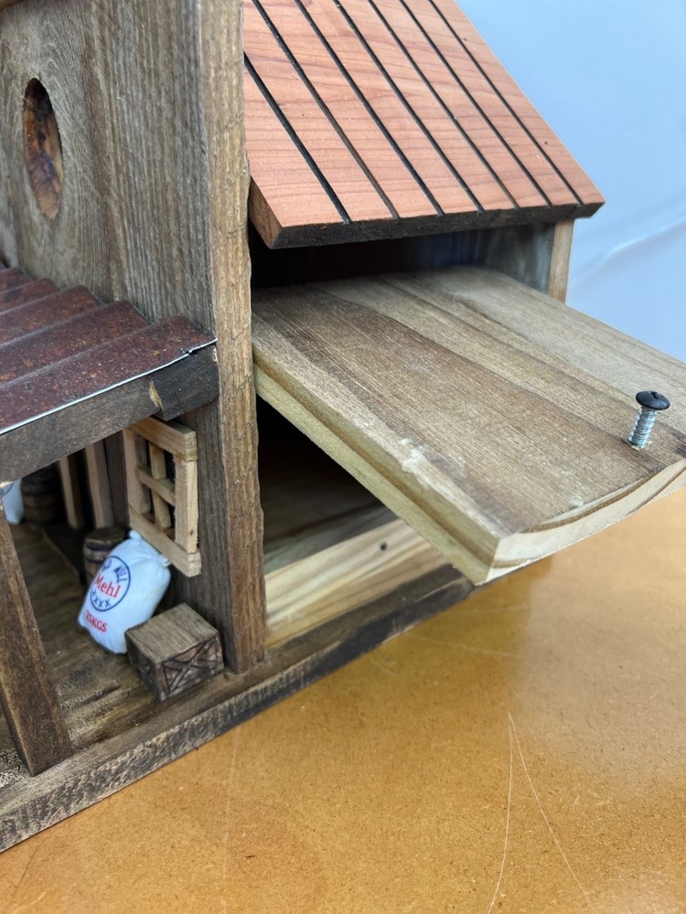 Handcrafted Cedar General Store Birdhouse