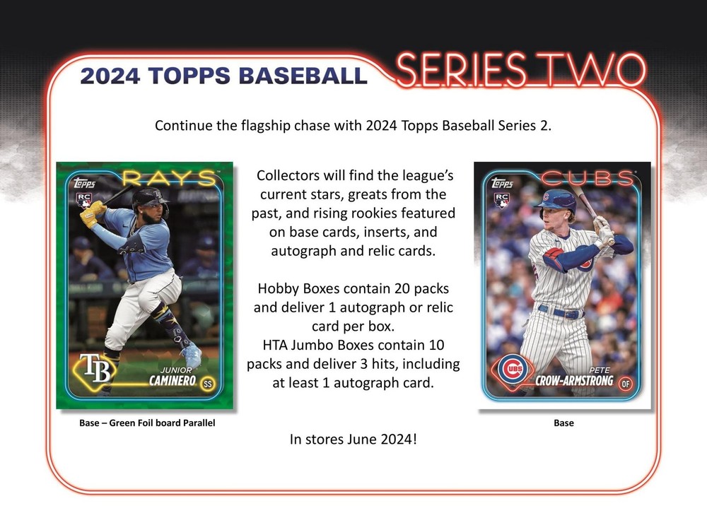 2024 TOPPS SERIES 2 BASEBALL HOBBY BOX