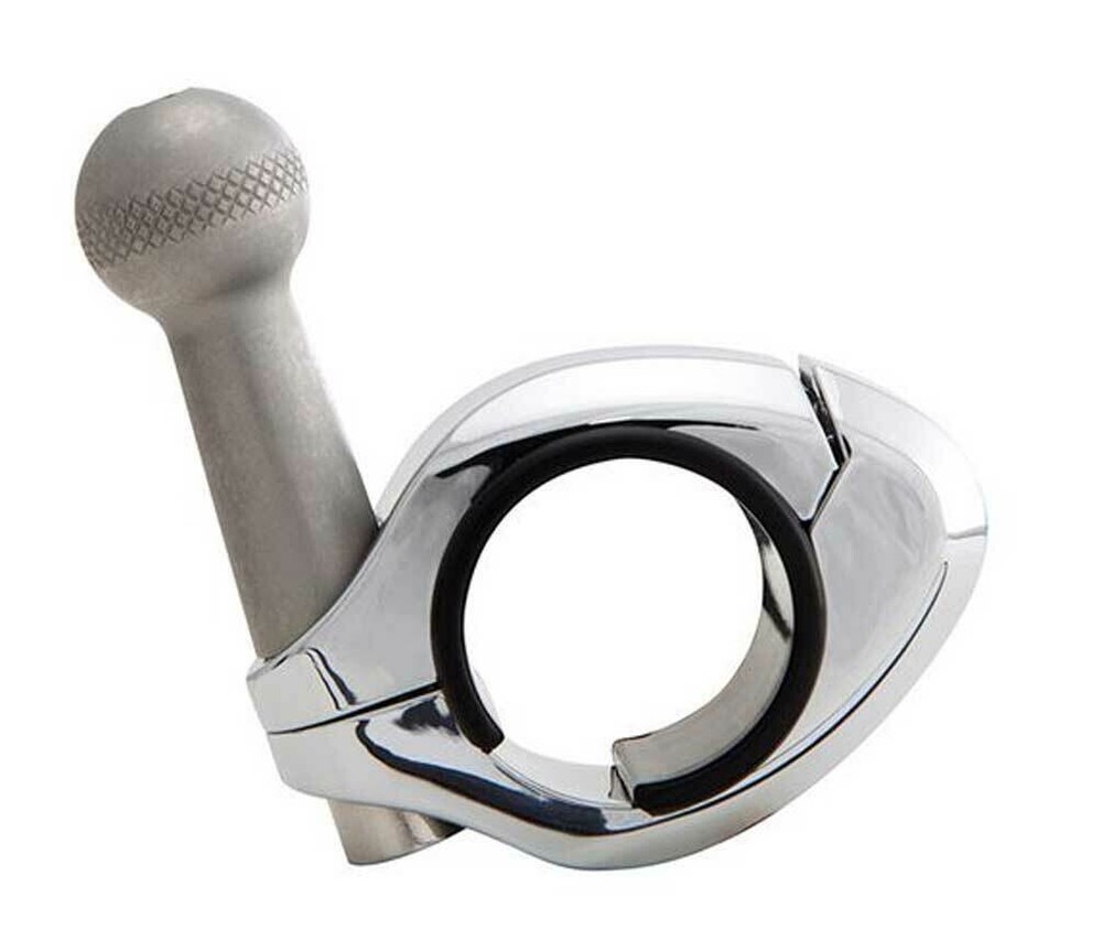 CIRO Drink Holders Chrome 7/8" & 1" Handlebar Mount 50412