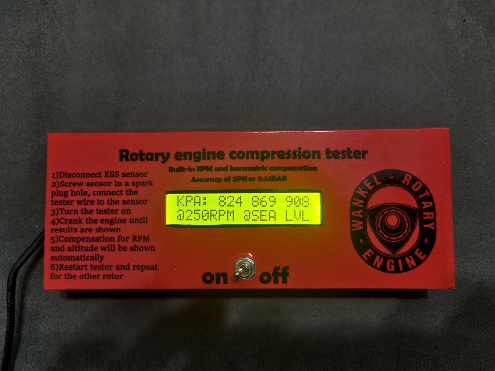Rotary Compression Tester MAZDA RX8 RX7 13B 12A 20B