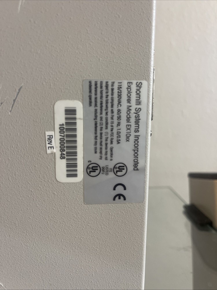 Shomiti Systems Explorer Ethernet Analyzer System EX10xx