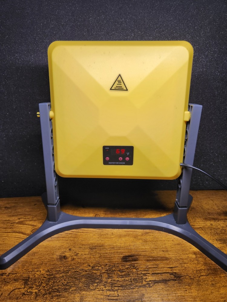 Chicken Brooder Heating Plate Adjustable Chick Heater w/ Stand Safe
