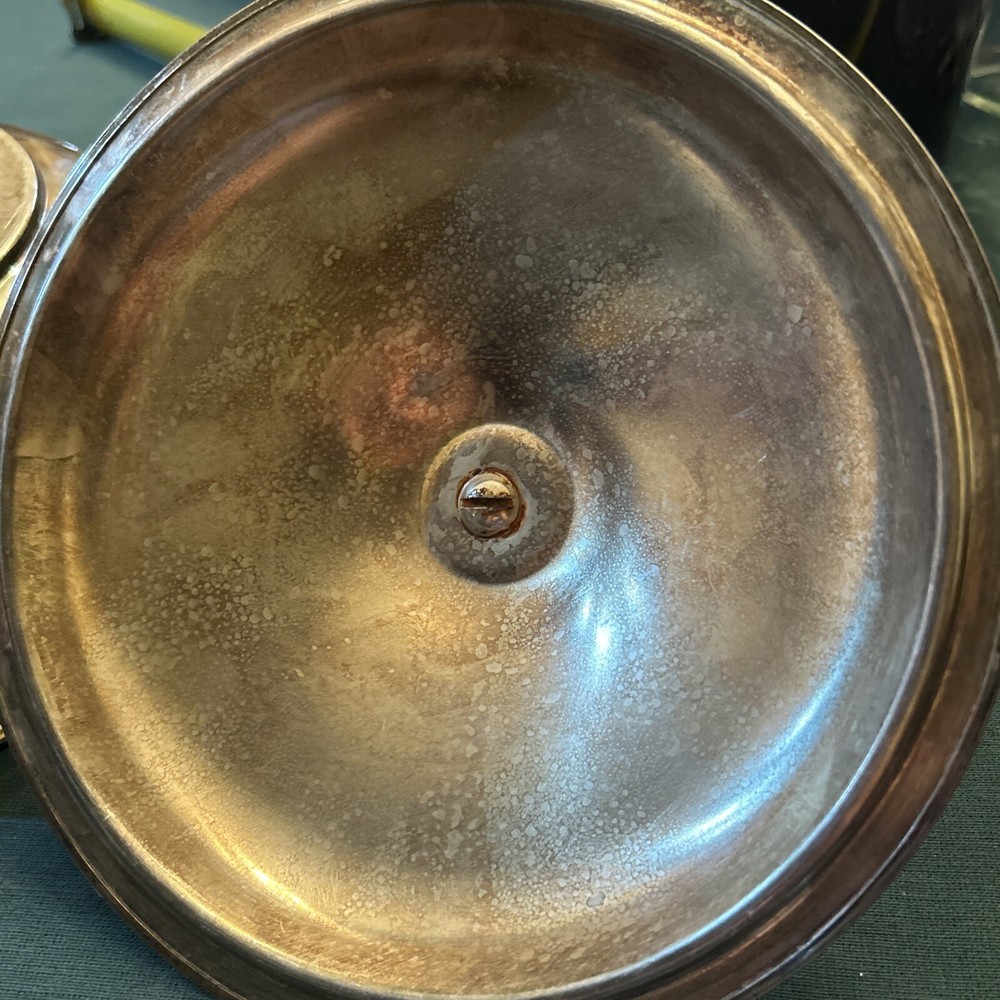 Vintage Leonard Silver plate Serving Bowl With Lid