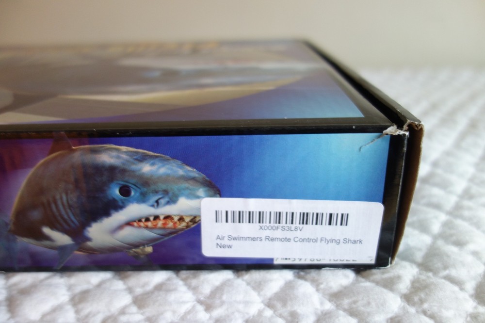 New Open Box AIR SWIMMERS Remote Control Flying Shark