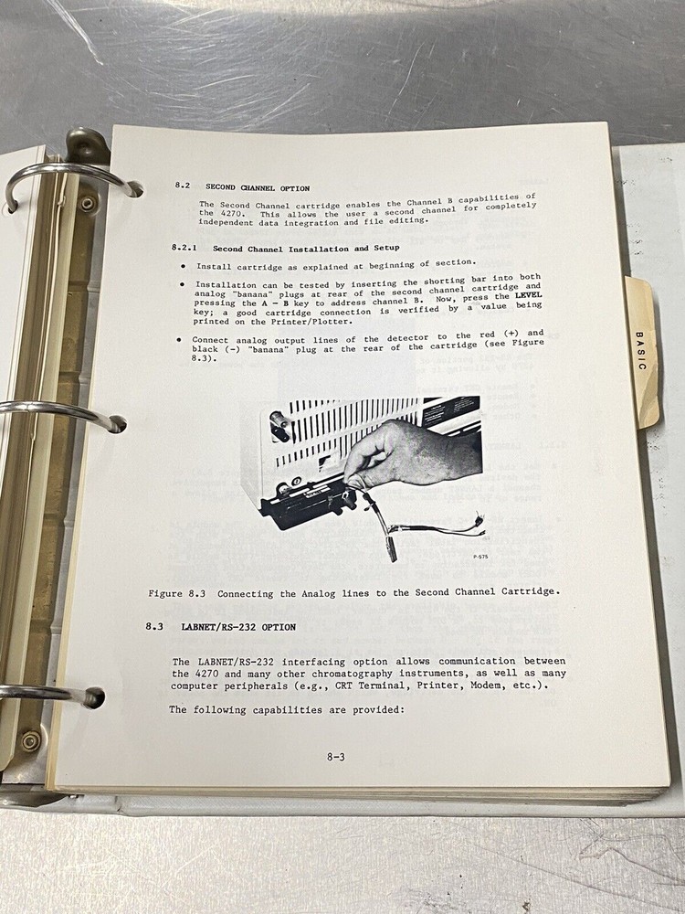 Varian 4270 Integrator - Users Guide / Instructions Manual